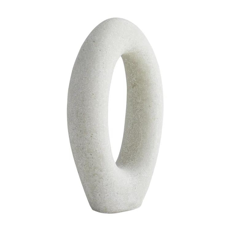 Ivory Rice Stone Sculptures Set of 3