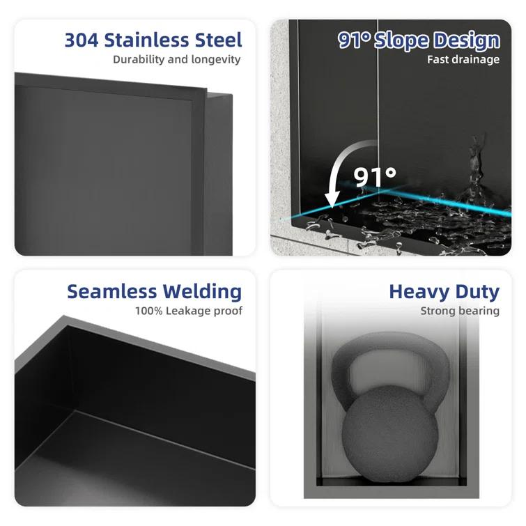Stainless Steel Wall Niche
