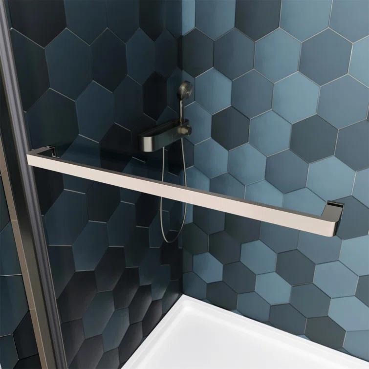 Bathtub Bypass Shower Door, Sliding Door, With 1/4" Tempered Glass