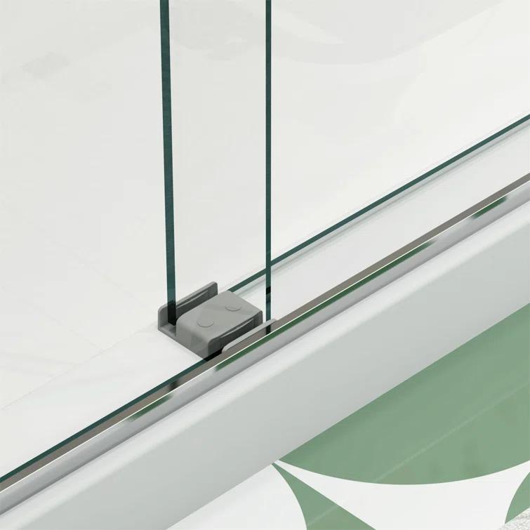 Bathtub Bypass Shower Door, Sliding Door, With 1/4" Tempered Glass