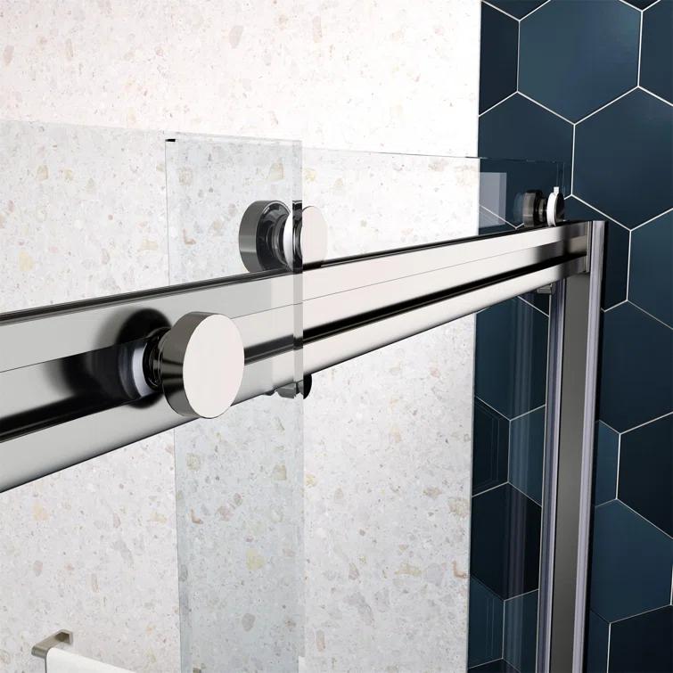 Bathtub Bypass Shower Door, Sliding Door, With 1/4" Tempered Glass
