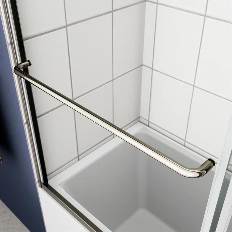 Bathtub Bypass Shower Door, Sliding Door, With 1/4" Tempered Glass