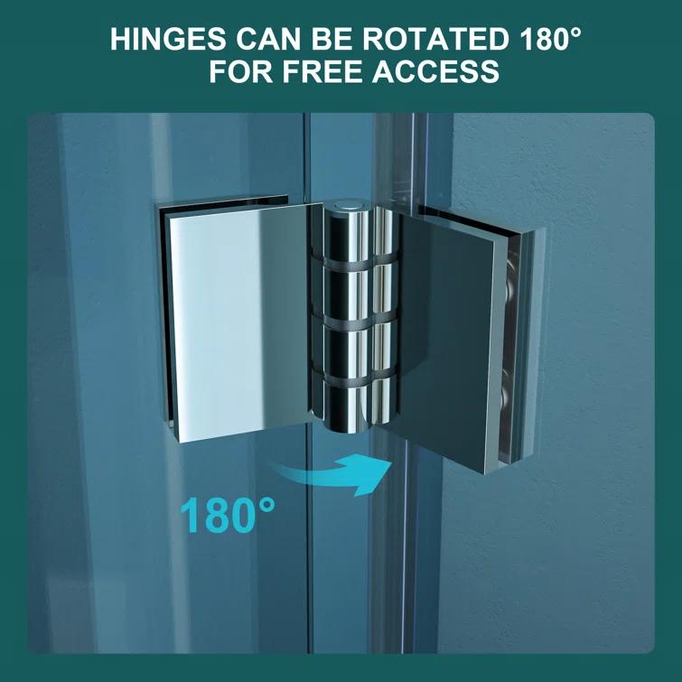 Fold Frameless Shower Door