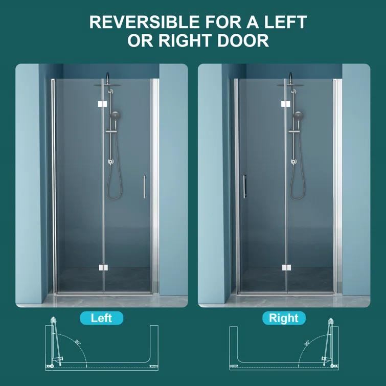 Fold Frameless Shower Door