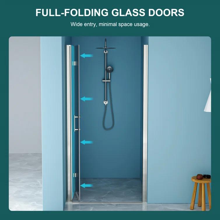 Fold Frameless Shower Door