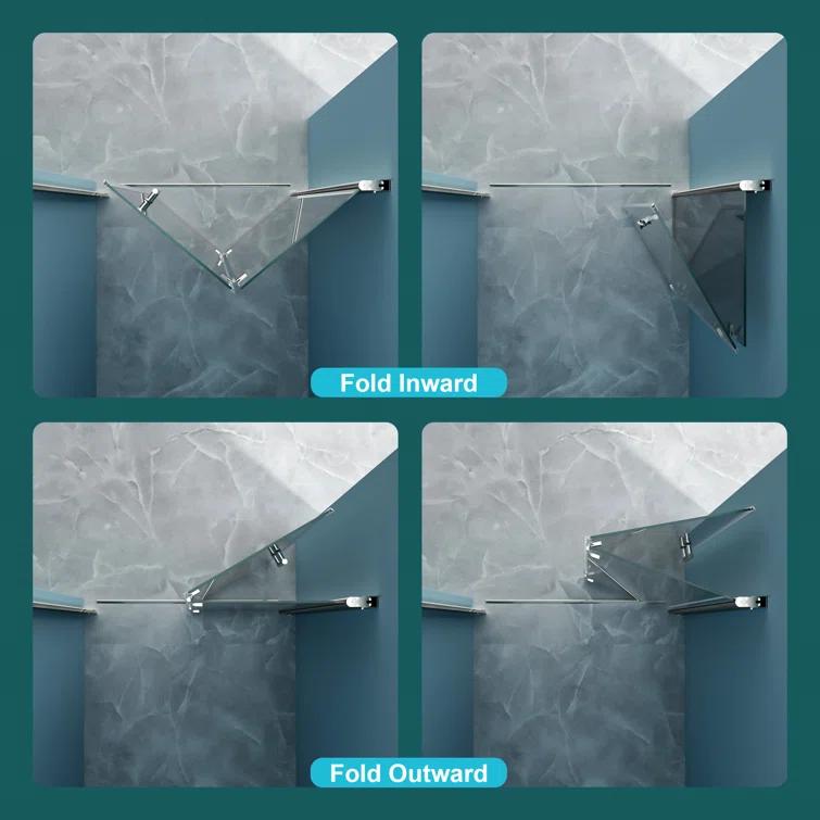 Fold Frameless Shower Door