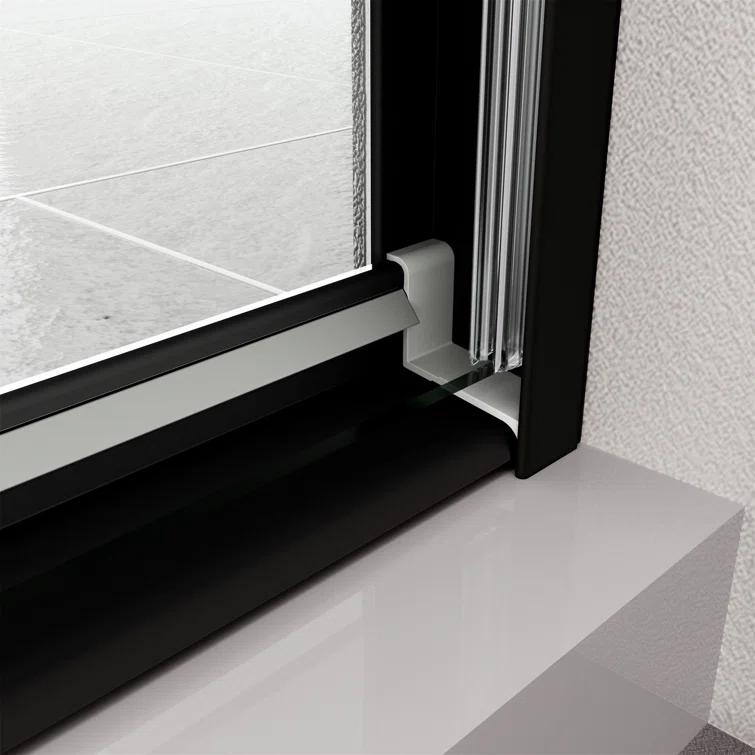 Bathtub Bypass Shower Door, Sliding Door, With 1/4" Tempered Glass
