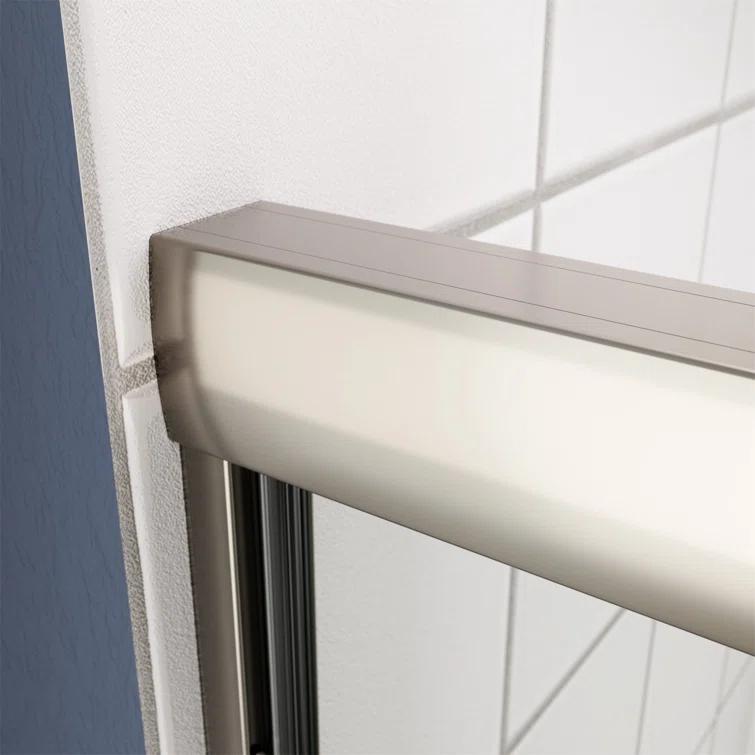 Bathtub Bypass Shower Door, Sliding Door, With 1/4" Tempered Glass