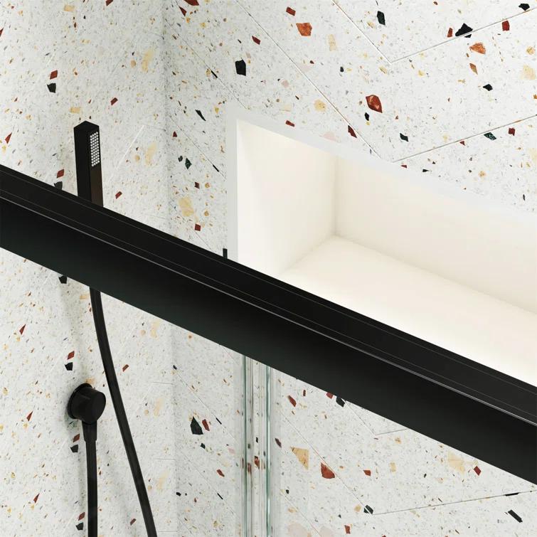 Bathtub Bypass Shower Door, Sliding Door, With 1/4" Tempered Glass