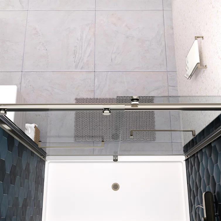 Bathtub Bypass Shower Door, Sliding Door, With 1/4" Tempered Glass