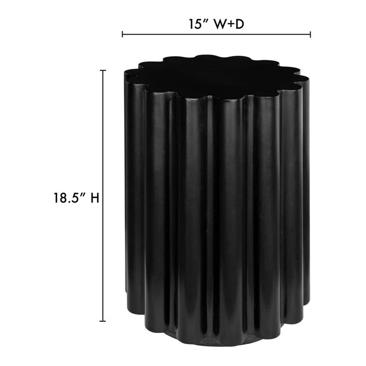 Dylana Indoor / Outdoor Side Table - Black
