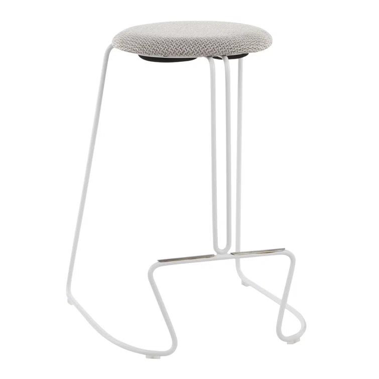 Premo Upholstered Counter Stool with Metal Frame