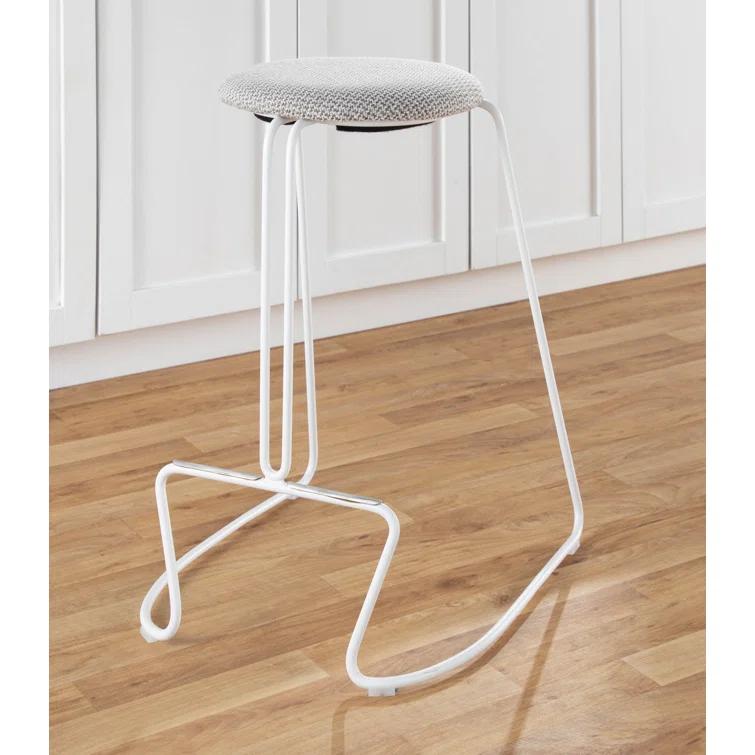 Premo Upholstered Counter Stool with Metal Frame