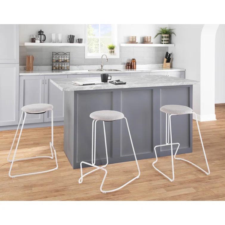 Premo Upholstered Counter Stool with Metal Frame