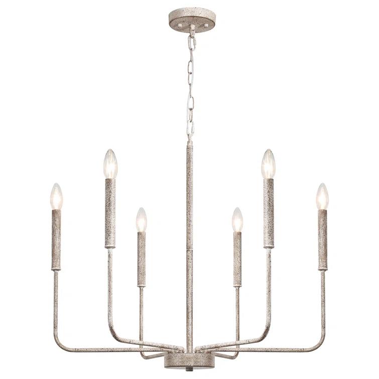 Marshana 6-Light Classic / Traditional Chandelier Modern Farmhouse Candle Style Chandelier