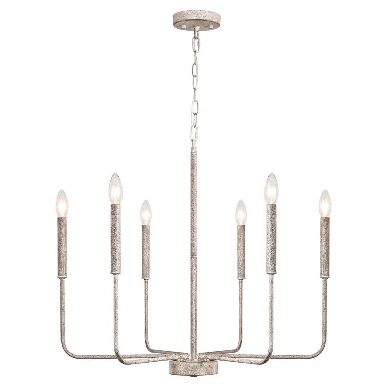 Marshana 6-Light Classic / Traditional Chandelier Modern Farmhouse Candle Style Chandelier