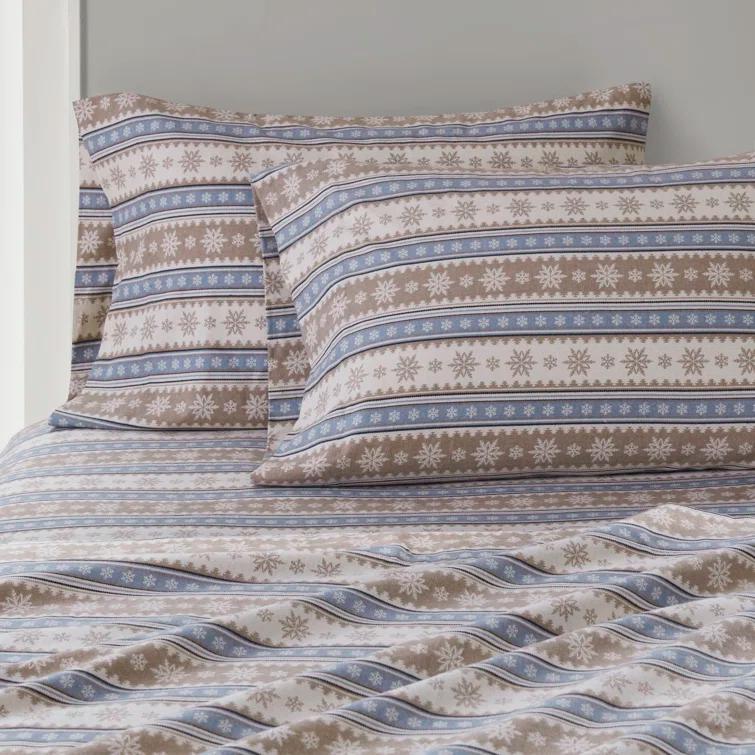 Woolrich 100% Cotton Flannel Sheet Set