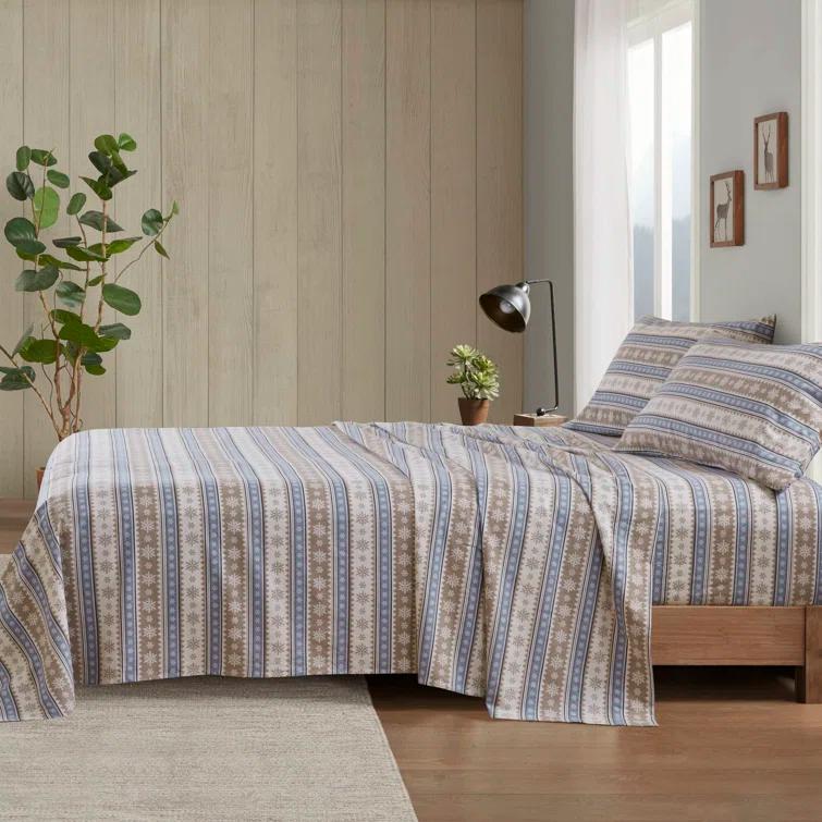 Woolrich 100% Cotton Flannel Sheet Set
