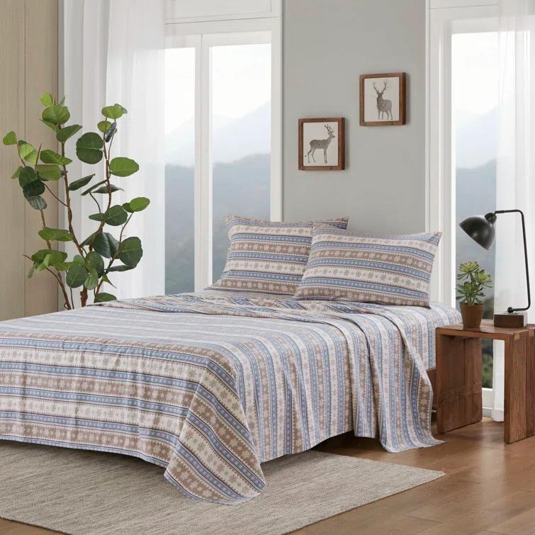 Woolrich 100% Cotton Flannel Sheet Set