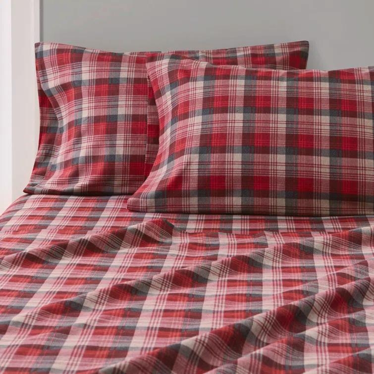 Woolrich 100% Cotton Flannel Sheet Set
