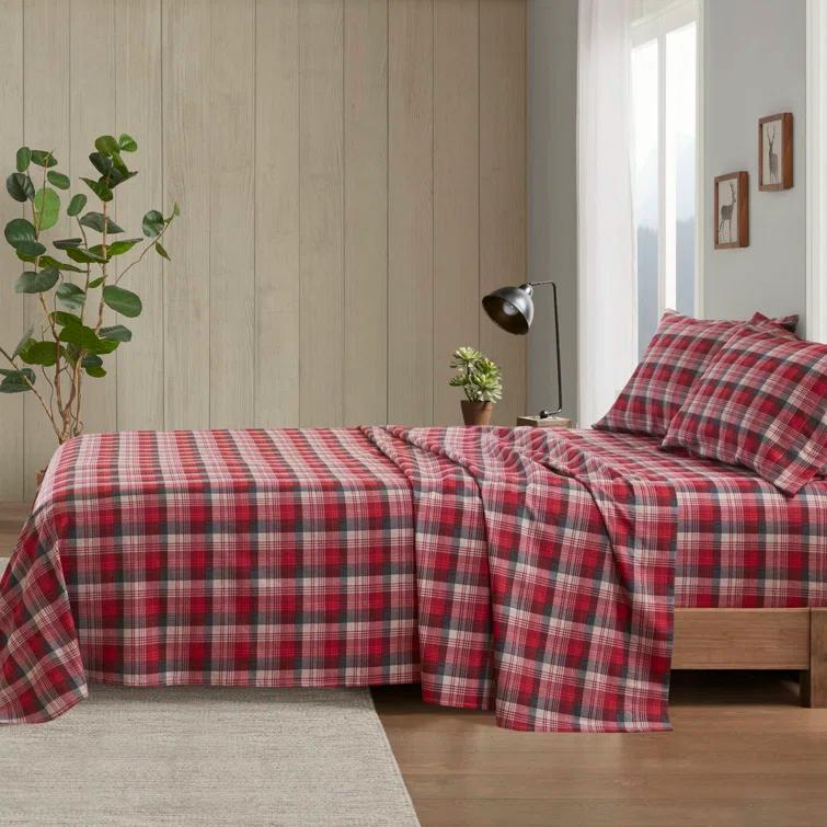 Woolrich 100% Cotton Flannel Sheet Set