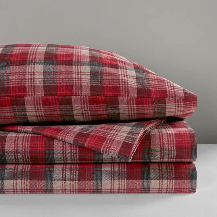 Woolrich 100% Cotton Flannel Sheet Set