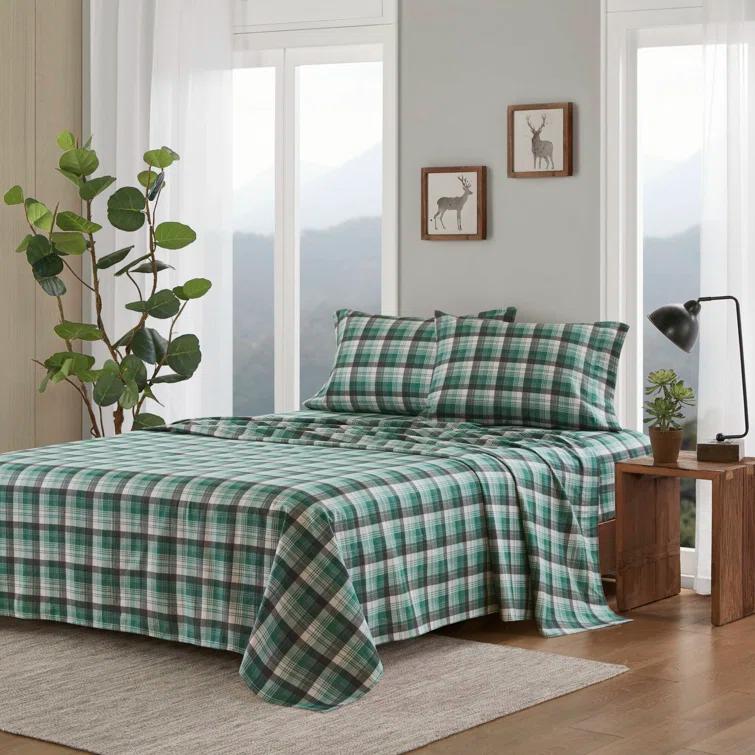 Woolrich 100% Cotton Flannel Sheet Set