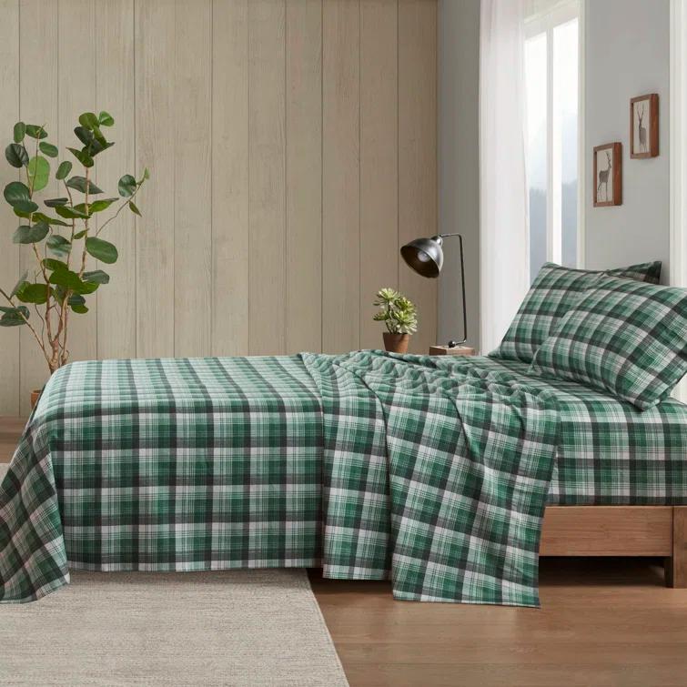Woolrich 100% Cotton Flannel Sheet Set