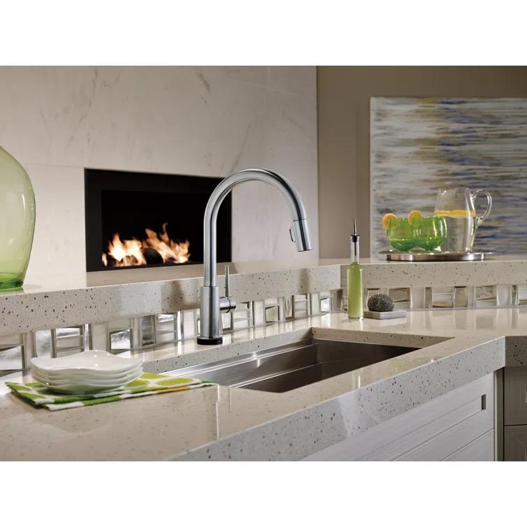 Trinsic Pull Down Sprayer Touch Kitchen Sink Faucet, Touch Control Kitchen Faucet