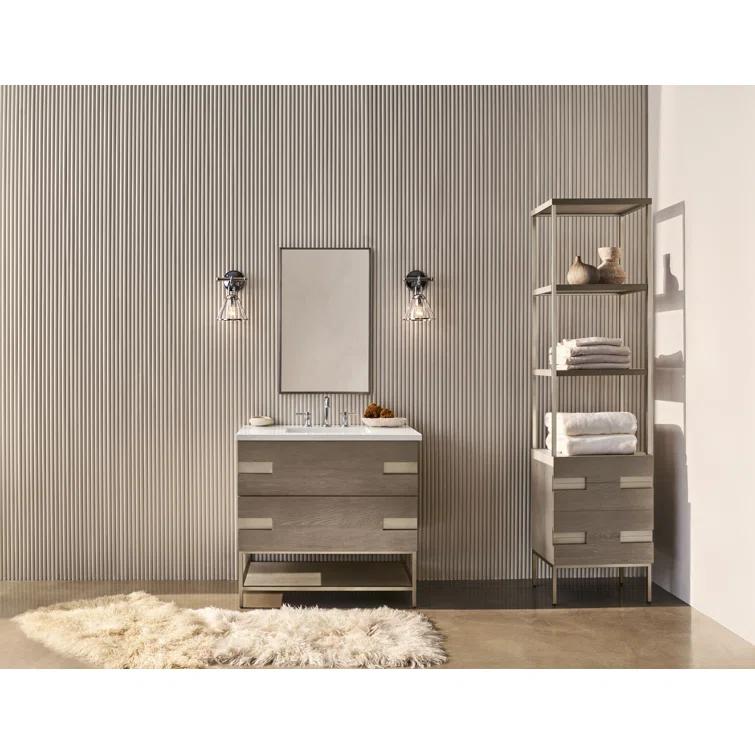 Thin Framed Metal Mirror