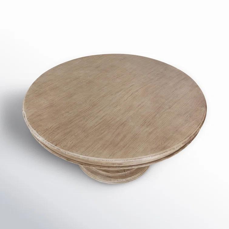 Dadeville Pine Round Solid Wood Dining Table