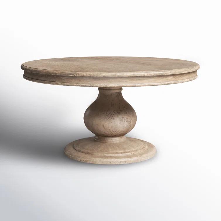 Dadeville Pine Round Solid Wood Dining Table