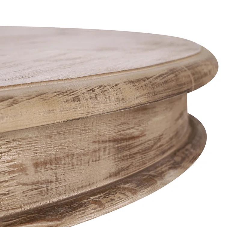 Dadeville Pine Round Solid Wood Dining Table