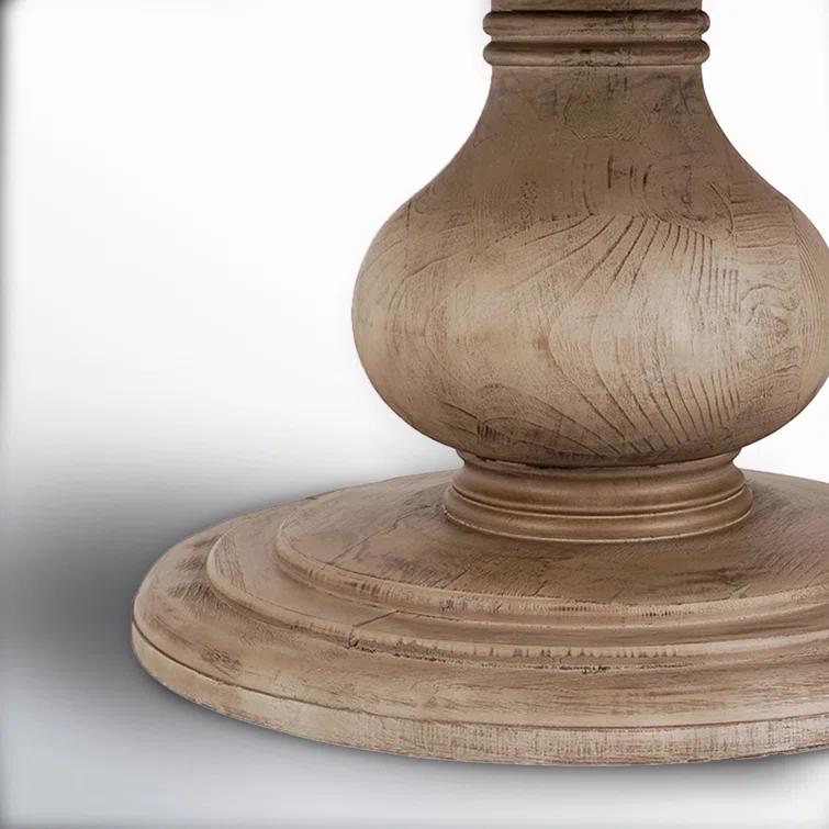 Dadeville Pine Round Solid Wood Dining Table