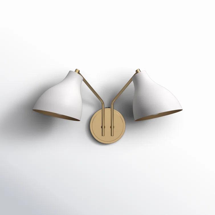 Elyse 2 Light Dimmable Armed Sconce