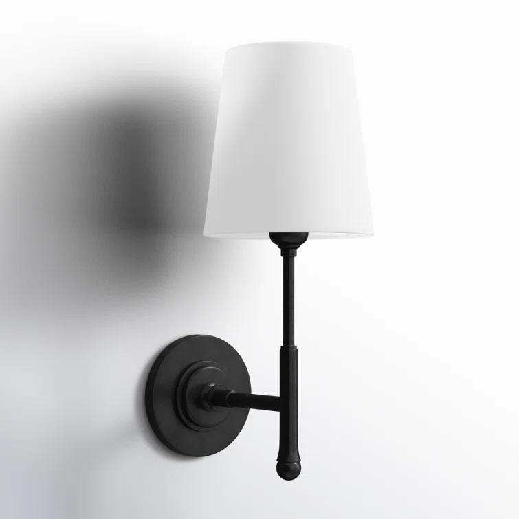 Single Light Steel Dimmable Wallchiere