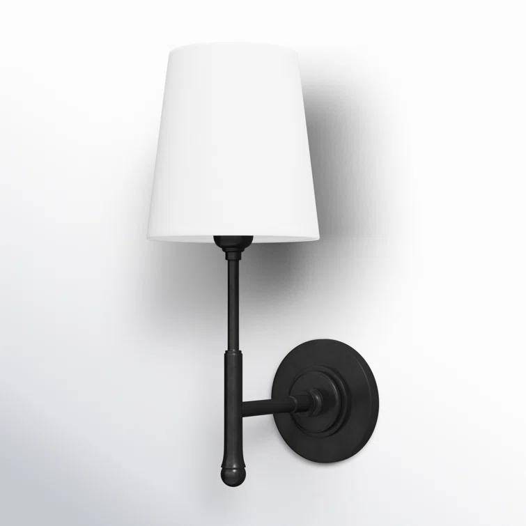 Single Light Steel Dimmable Wallchiere