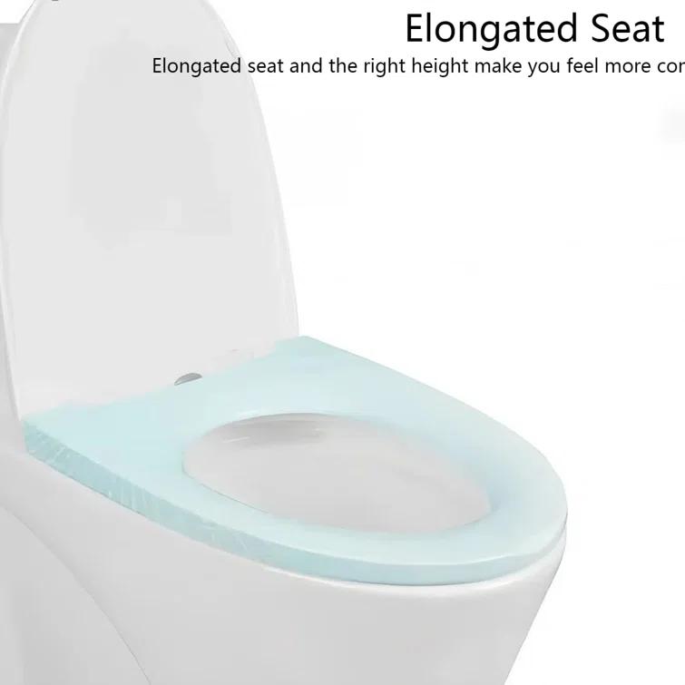 Momei 1.6 GPF Dual-Flush Toilet Modern Elongated One-Piece Toilet (Seat Included)
