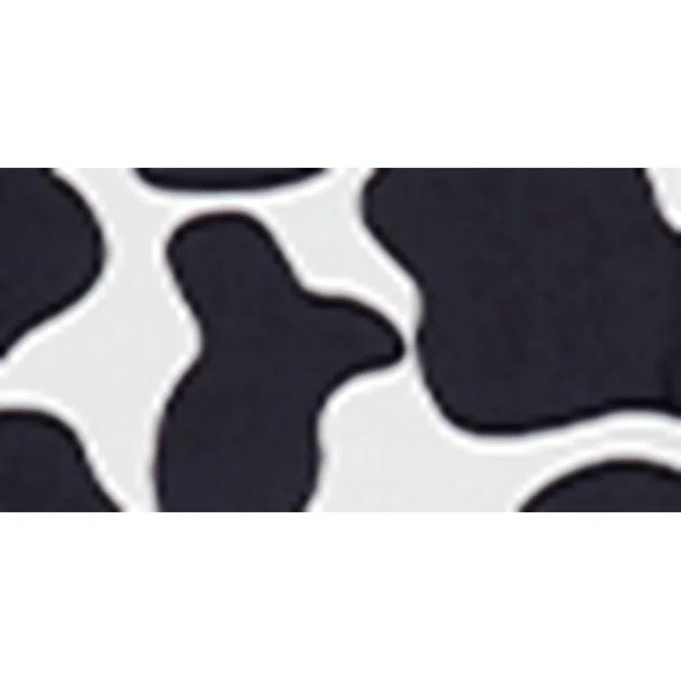 Ts85 Cow Print Luxx Series Gaming Chair Cow - Techni Sport: Velvet Upholstery, Memory Foam, Adjustable