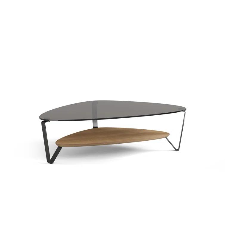 Dino Glass Top Coffee Table