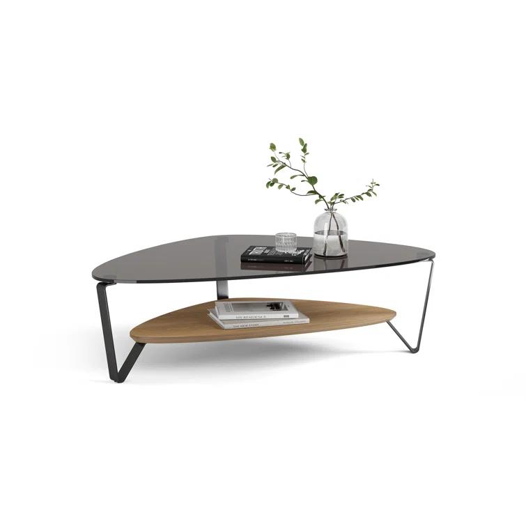 Dino Glass Top Coffee Table
