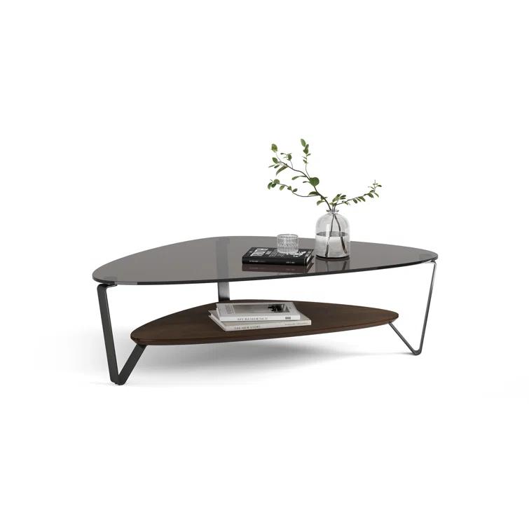 Dino Glass Top Coffee Table