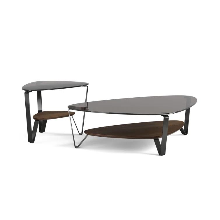 Dino Glass Top Coffee Table