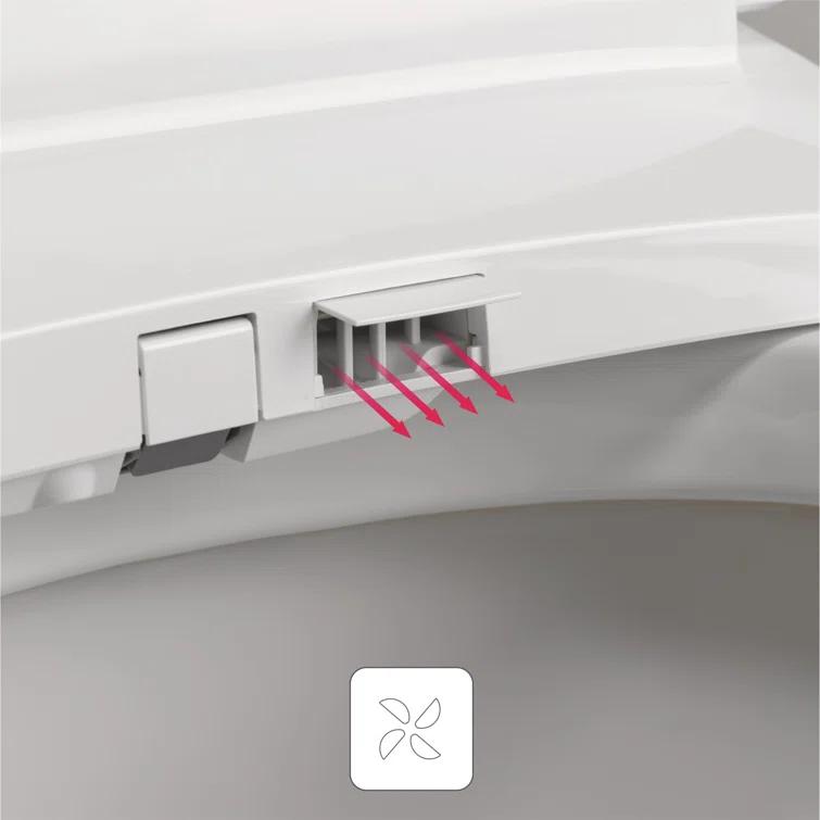 Refresh Elongated Electric Bidet Toilet Seat