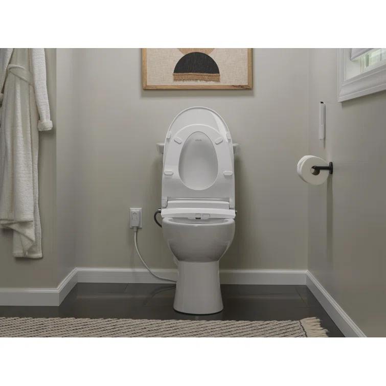 Refresh Elongated Electric Bidet Toilet Seat
