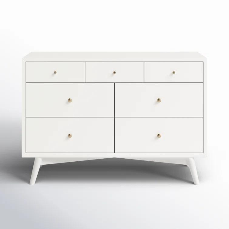 Palma 7 Drawer 53" W Double Dresser