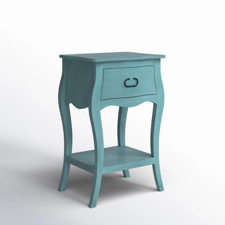 Butler Specialty Company Rochelle 1 Drawer Wood Nightstand - Blue