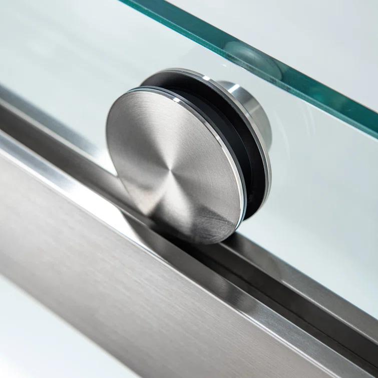 WoodBridge 56-60X62" Double Sliding Tub Door with 3/8" Thickened Upgrade Tempered Glass | Stainless Steel Hardware | Safe, Explosion-Resistant, Clear & Stylish, Sturdy & Durable  SDD6062-B