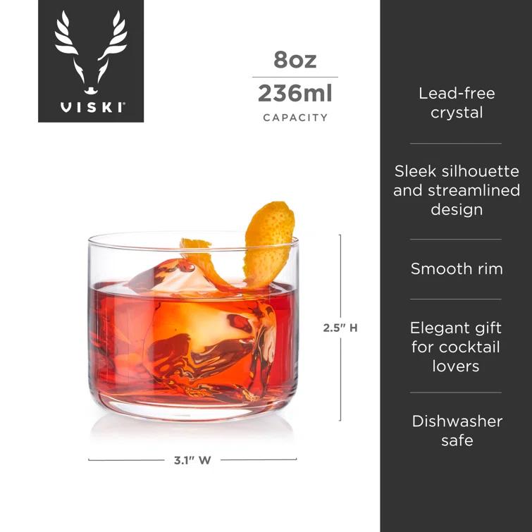 Raye Crystal Negroni Glasses (Set of 2)