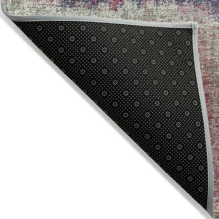 Machine Washable Indoor/Outdoor Christain ACN1354 Blush Rug